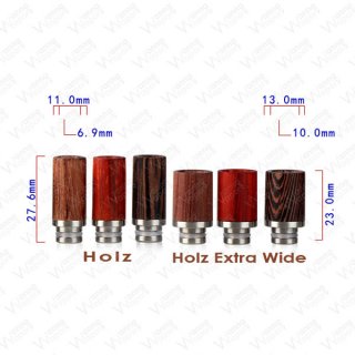 510 Drip Tip Holz Extra Wide