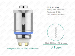 eLeaf GS Air 0,15 Ohm Verdampferköpfe 5 St.