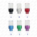 510 Drip Tip Glas-Alu bunt