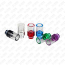 510 Drip Tip Glas-Alu bunt