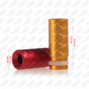 510 Drip Tip Alu Crossed D Red