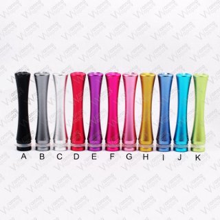 510 Drip Tip Alu Extra Lang D Rot