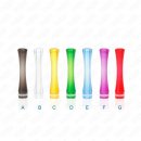510 Drip Tip Acrylic colored transparent long Yellow