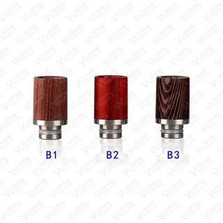 510 Drip Tip Wood "Extra Wide" Red Wood