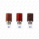 510 Drip Tip Wood Extra Wide Red Wood