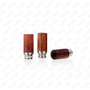 510 Drip Tip Wood round Hellbraun