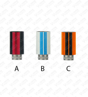 510 Drip Tip Edelstahl eVic VT C (Orange/Schw.)
