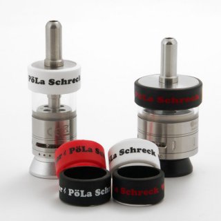 Vape Band PöLa Schreck Ø21-32 x 12mm Schwarz auf Rot