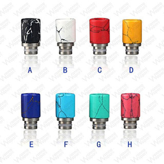 510 Drip Tip Ceramic Marbeled Weiß