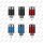 510 Drip Tip Carbon-Edelstahl Color E Silber Blau