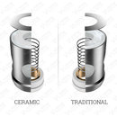 Vaporesso Veco/Estoc EUC replacement ceramic coil SS316L 0.3 Ohm
