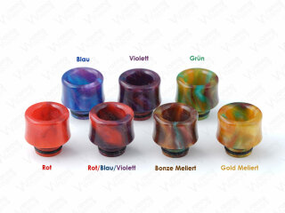 510 Drip Tip Merlin Marbeled Red
