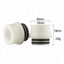 810 Drip Tip Socket Teflon White