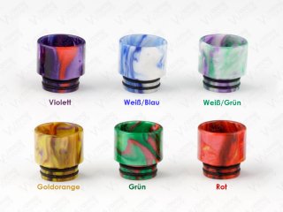 Drip Tip Melo RT 25 Marbeled Red
