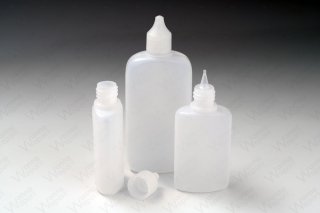 HDPE Ovalflasche mit RD18 Verschluss 50 ml