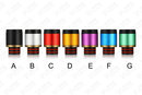 510 Drip Tip Alu POM A Black