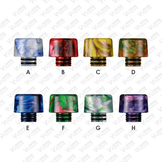 510 Drip Tip Resin Wide G White/Green