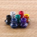 810 Drip Tip Resin Snake Swinged Weiß