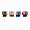 810 Drip Tip Resin Luxury Trapezoid Schwarz