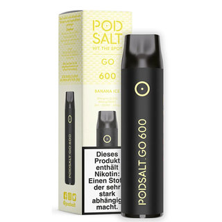 Pod Salt Go 600 Einweg eZigarette 20mg Banana Ice