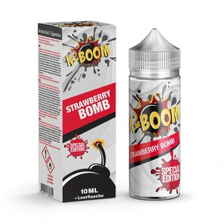 K-Boom - Strawberry Bomb 10ml/120ml Longfill-Aroma