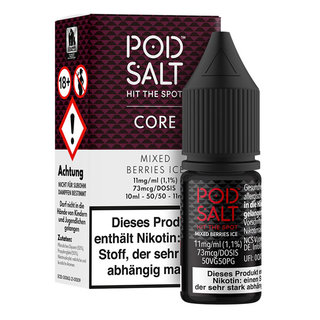 Pod Salt Core - Mixed Berries Ice 10ml 11mg