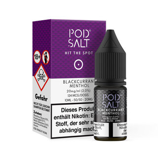 Pod Salt Core - Blackcurrant Menthol 10ml/20mg