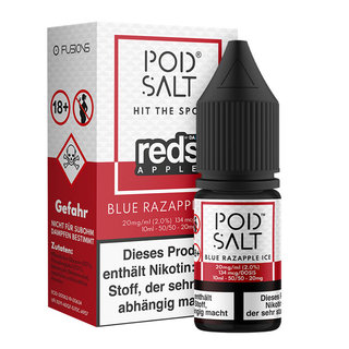 Pod Salt Fusion - Blue Razapple Ice 10ml/20mg