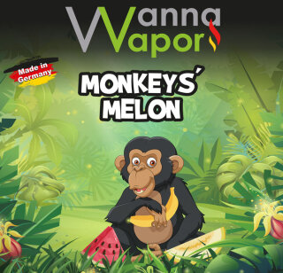 Wanna Vapor Monkeys Melon 10ml  12mg