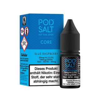 Pod Salt Core - Blue Raspberry 10ml 20mg