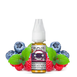 Elfbar Elfliq Blueberry Sour Raspberry 10ml 10mg