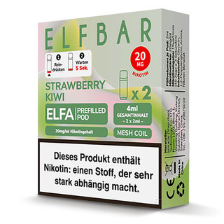 Elfbar ELFA Pod Strawberry Kiwi 2x2ml 20mg