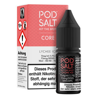 Pod Salt Core - Lychee Ice 10ml 11mg