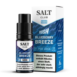 Flavorist Salt Club 5000 - Blueberry Breeze 10ml 20mg