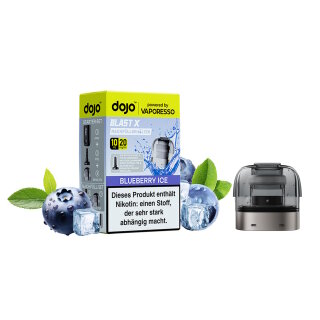 Vaporesso - Dojo Blast X Pod - Nachfüllbehälter Blueberry Ice 10ml/20mg